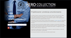 Desktop Screenshot of hero-collection.com.pl